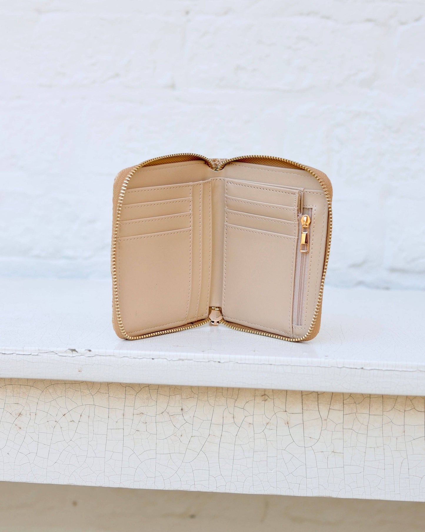 Blakely Wallet Woven Tan
