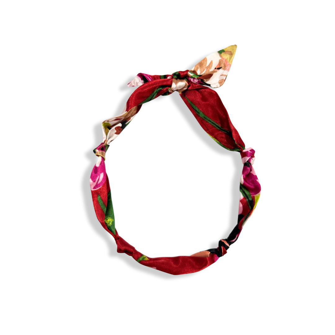 Scarf Bandana for Charm Necklace DIY - Multiple Options: Red- Yellow and Navy accents