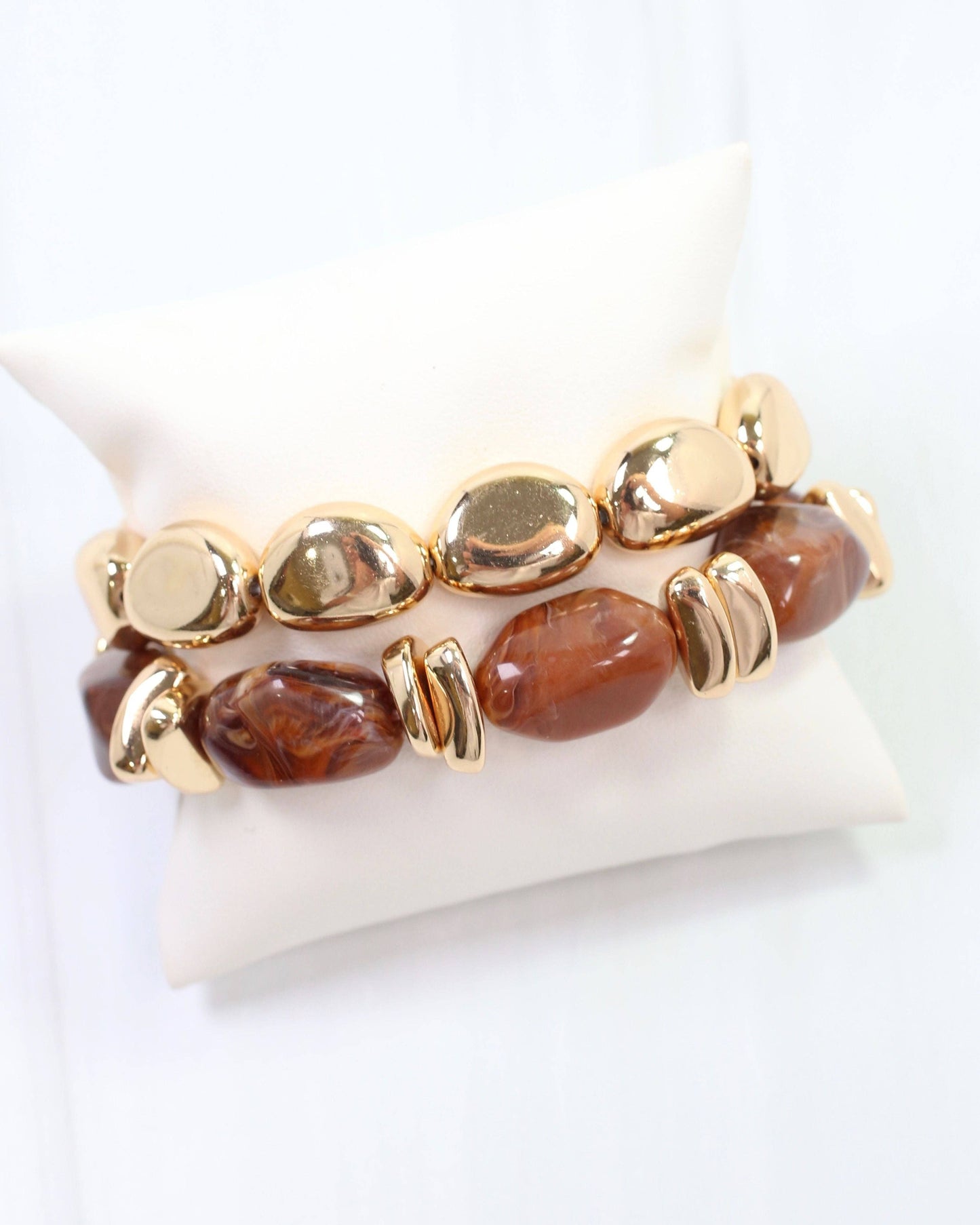 Arcadia Stone Bracelet Brown: Default