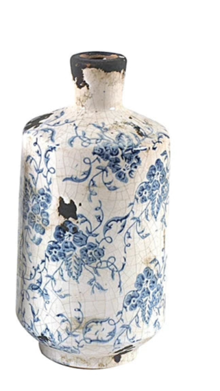 Terracotta Vase w/Pattern (3 Styles)