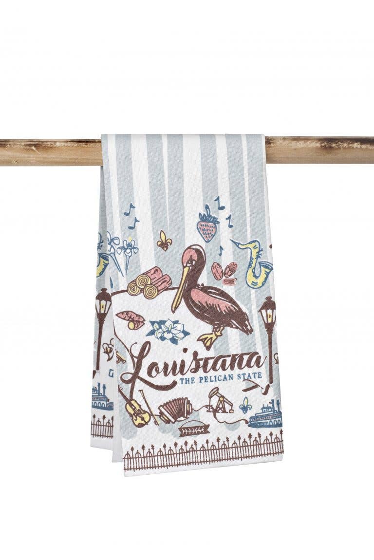 Kitchen Towel - Louisiana The Pelican State