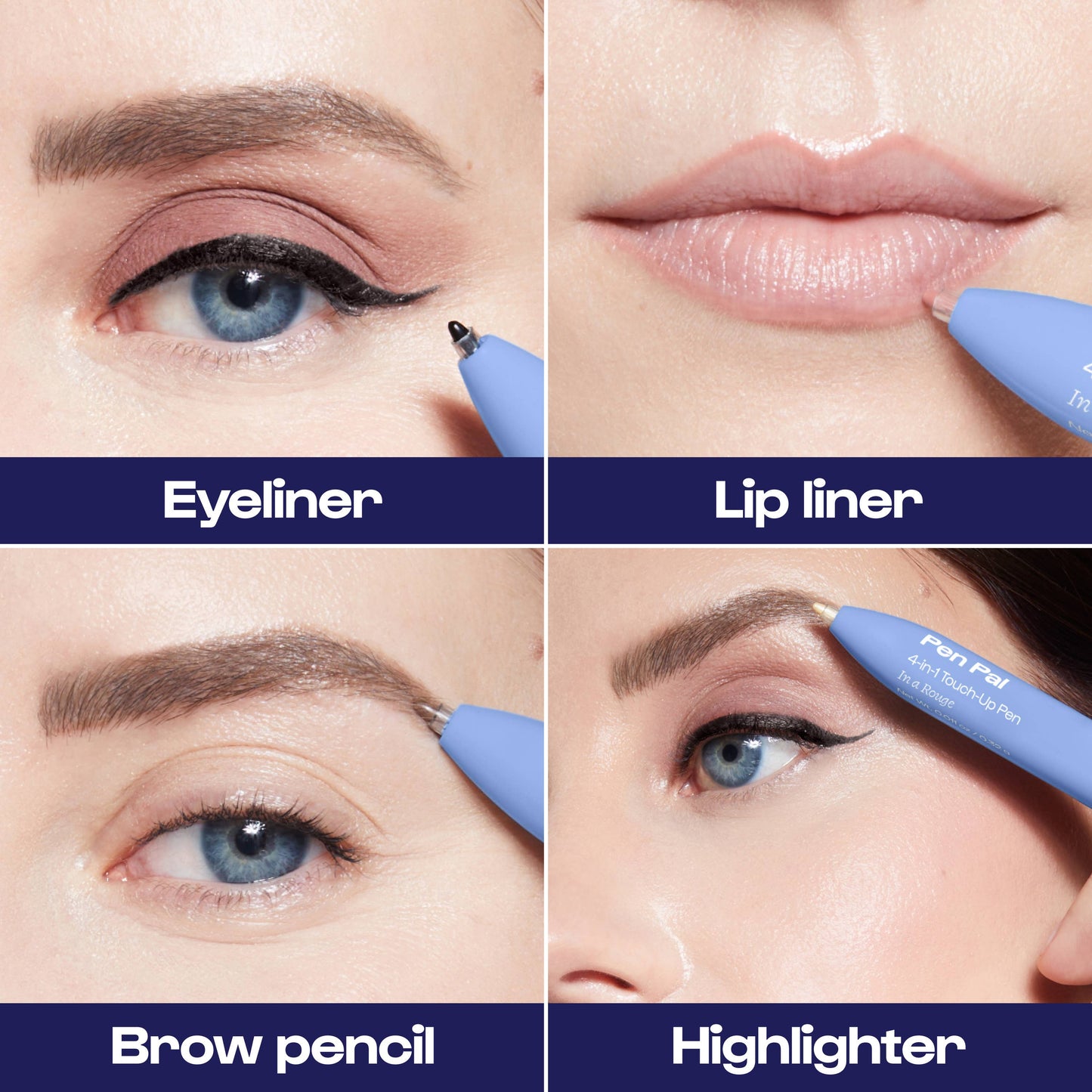 Pen Pal 4-in-1 Makeup Touch Up Pen - In a Rouge