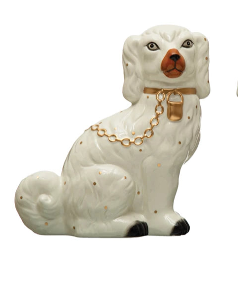 Hand-Painted Dolomite Vintage Reproduction Staffordshire (2 Styles)