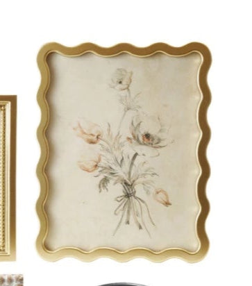 Wood Framed Glass Wall Decor w/Landscapes, Botanicals & Insect Prints (9 Styles)