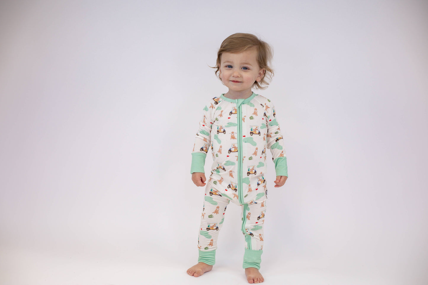 LS Convertible Zip - Barks & Birdies: 0-3 mo