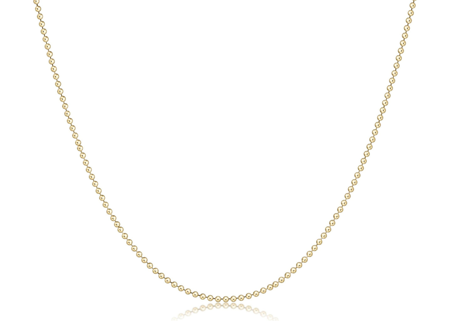 Choker Classic Beaded Chain - Gold