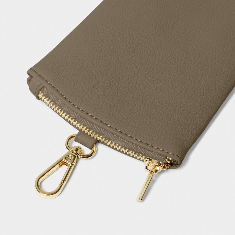 Clip-On Sunglasses Case in Mink