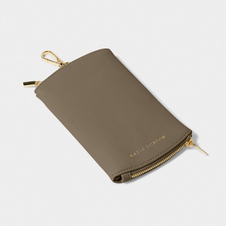 Clip-On Sunglasses Case in Mink