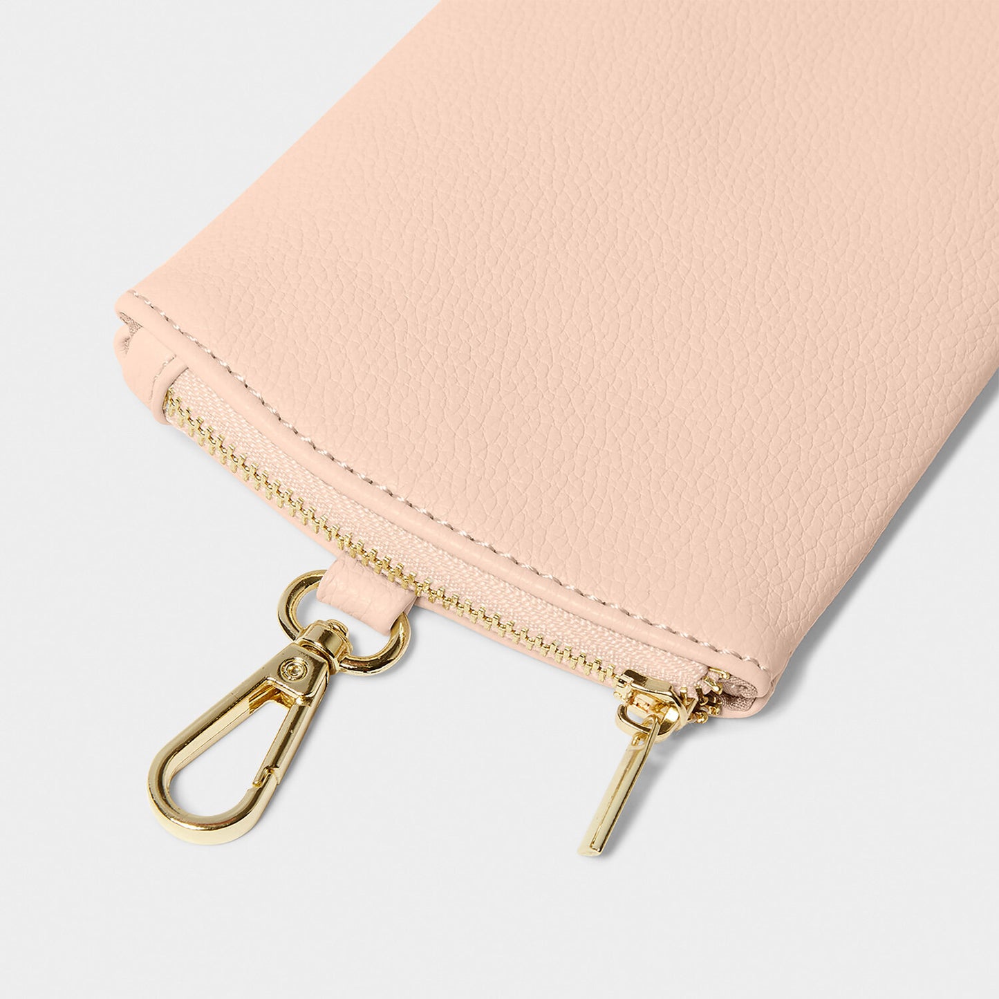 Clip-On Sunglasses Case in Nude Pink