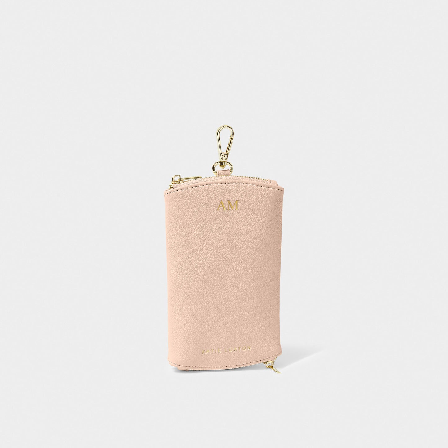 Clip-On Sunglasses Case in Nude Pink