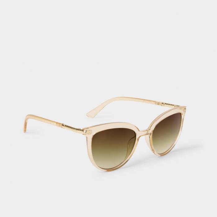RAVELLO SUNGLASSES | Nude Transparent