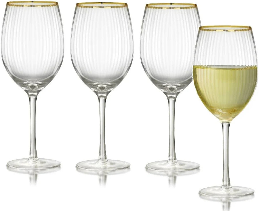 Gold Rocher All Purpose Wine Glass (set of 4)