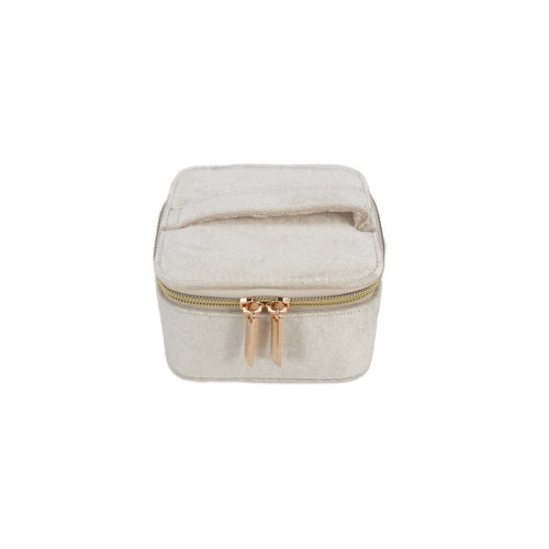 Vera Travel Jewelry Case with Pouch - Ivory