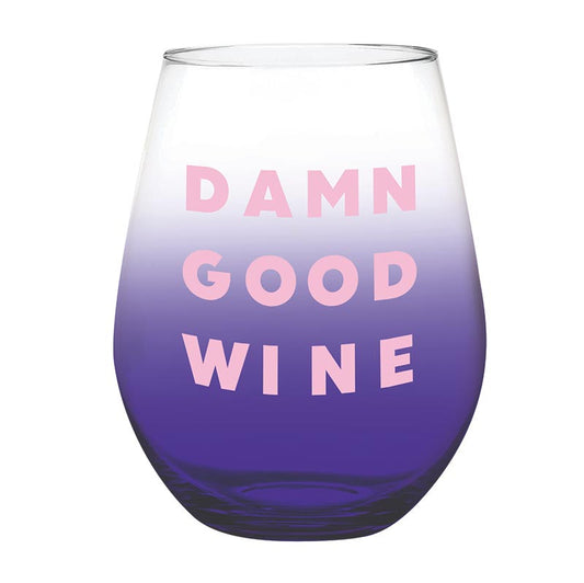 Stemless-Damn Good Wine 30oz