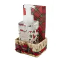Tartan Soap & Guest Towel Basket Sets