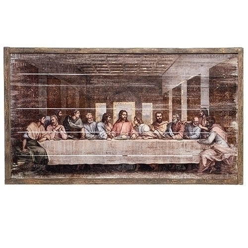 The Last Supper Framed Panel w/Leafing