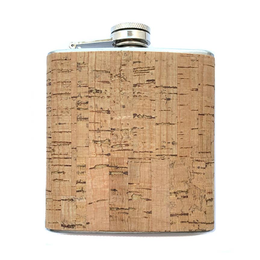 Wood Flask 6oz - Cork
