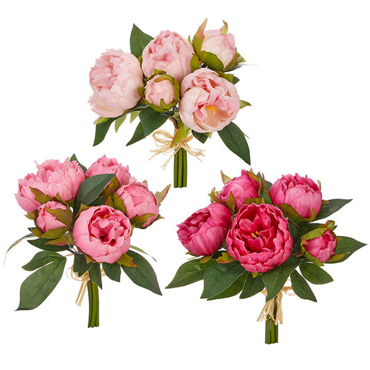 REAL TOUCH PEONY BUNDLE 10.5"