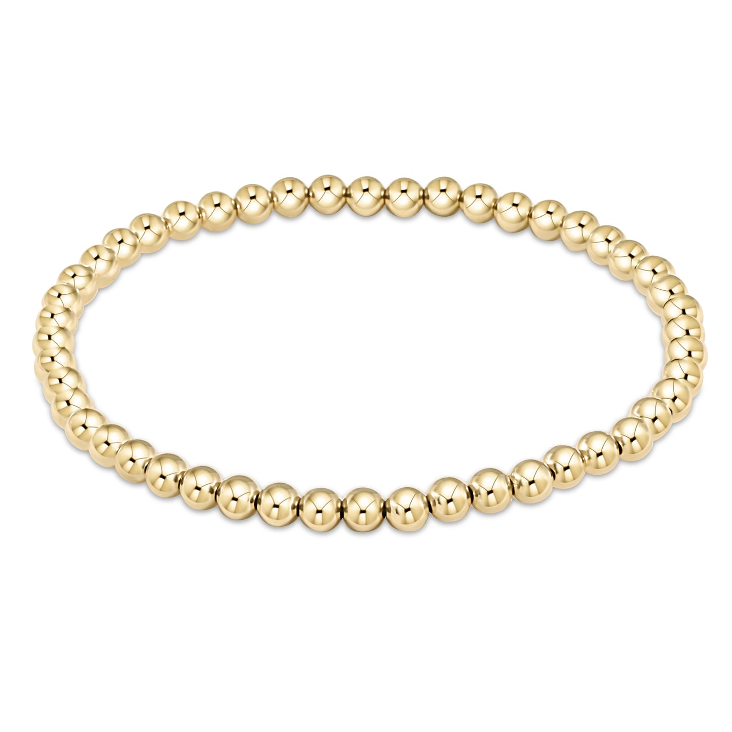 ENEWTON - Classic Gold 4mm Bead Bracelet