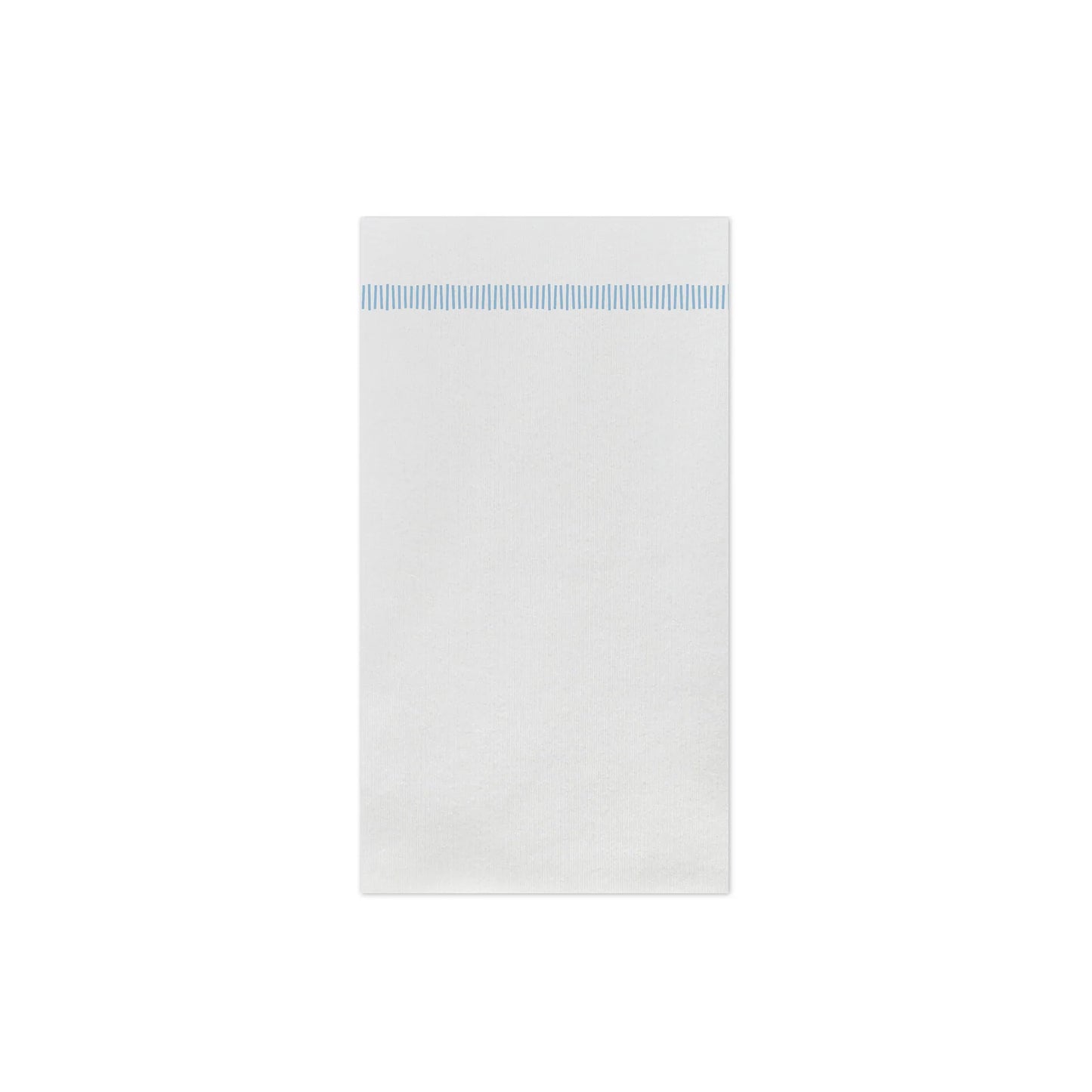 PAPERSOFT NAPKINS FRINGE LIGHT BLUE GUEST TOWELS (PACK OF 20)