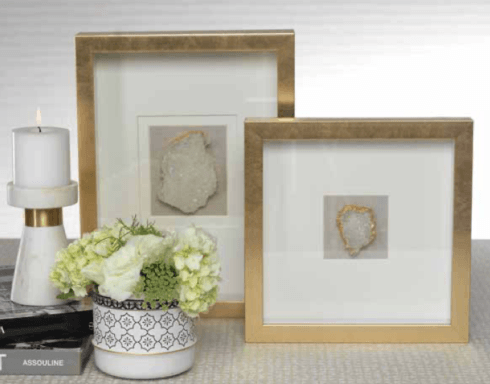 Gold Framed Crystal - Tall