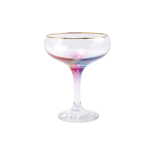 PINK COUPE CHAMPAGNE GLASS