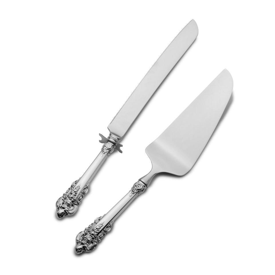 Grande Baroque Two Piece Cake Set