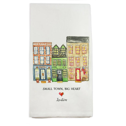 Small Town Big Heart Dishtowel - Natchitoches