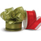 Wired Satin Stripe Sheer Ribbon: White / 1 Pack / 1-1/2"x25 yards