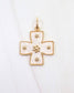 Carol Small Cross Charm Mother Of Pearl: Default