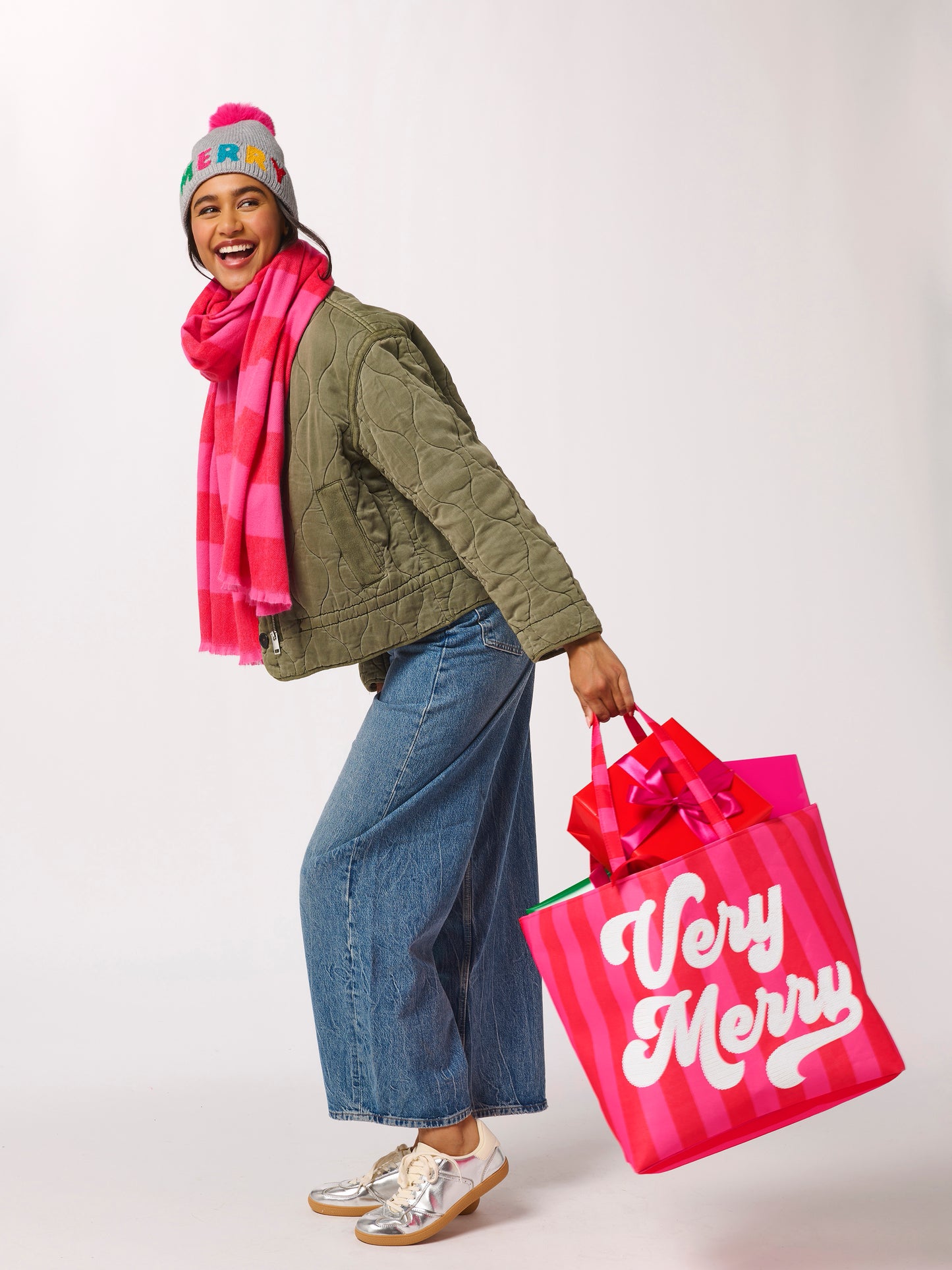 "Very Merry" Gifting Tote - Red