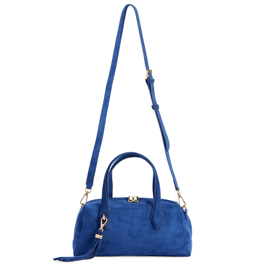 Kylie Mini Bowler Bag - Blue