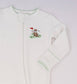 Pip Embroidered Zip Romper -Barks & Birdies: 0-3 mo