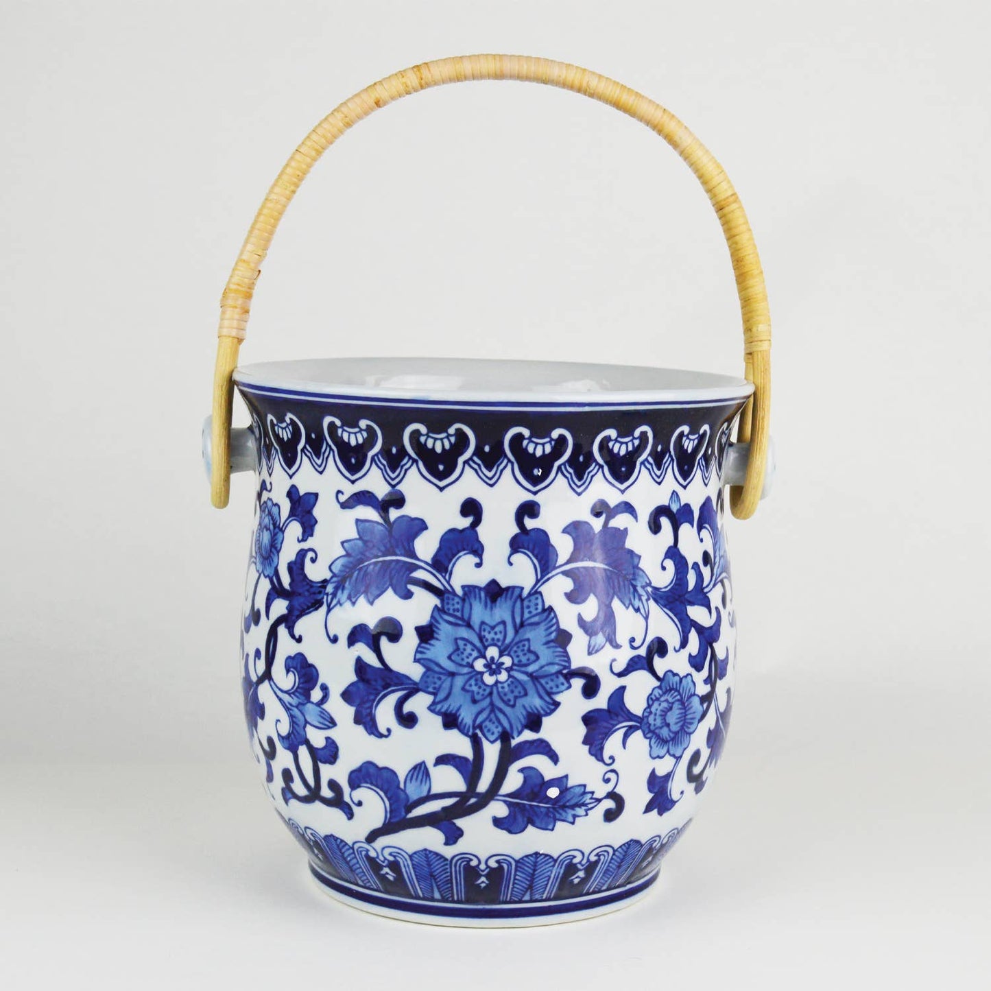 Blue Chinoiserie Ice Bucket