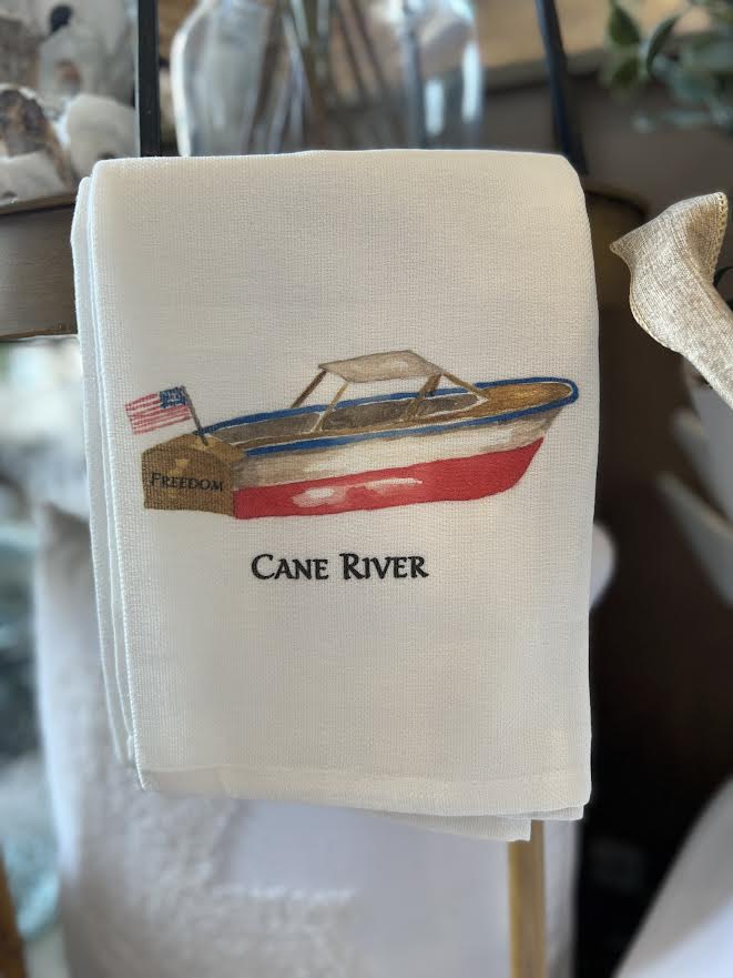 Freedom Boat Location Dish Towel