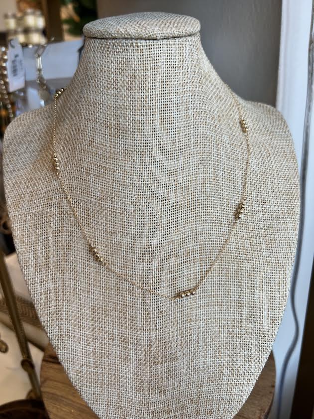 Choker Joy Simplicity Chain 17" Gold - Gold 3mm