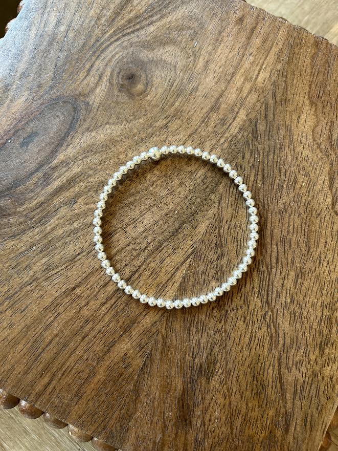 Classic Sterling Bead Bangle