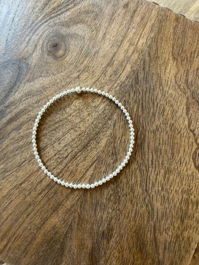 Classic Sterling Bead Bangle