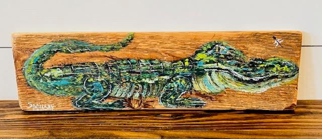 Medium Painted Barn Wood - Alligators (3 styles)