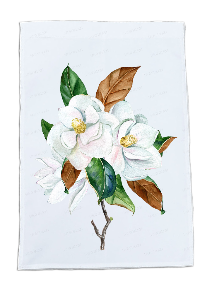 Flower, Dish Towel, Magnolia set: Magnolia 1