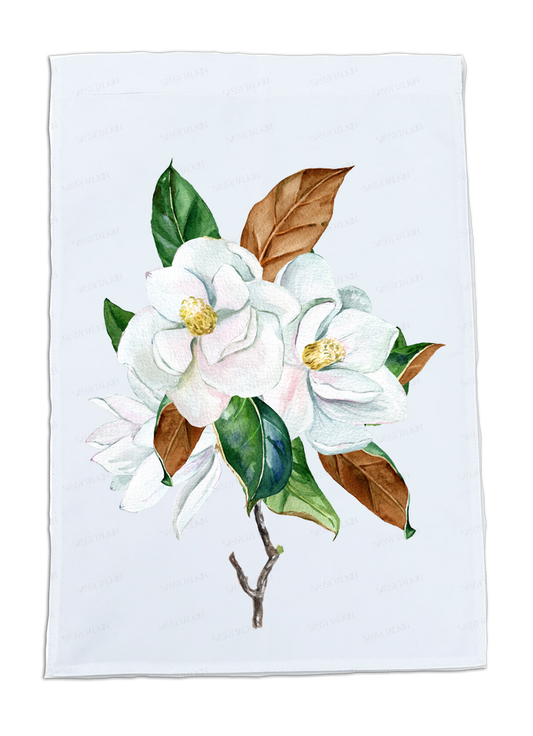 Flower, Dish Towel, Magnolia set: Magnolia 2