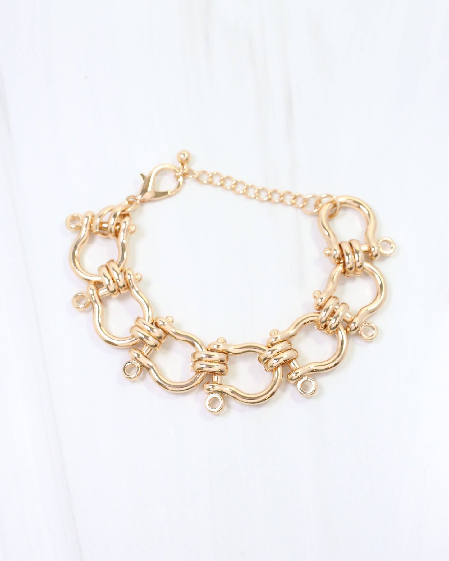 Cannady Horsebit Bracelet WR Gold