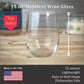 Blue Heron 15 oz Stemless Wine Glass