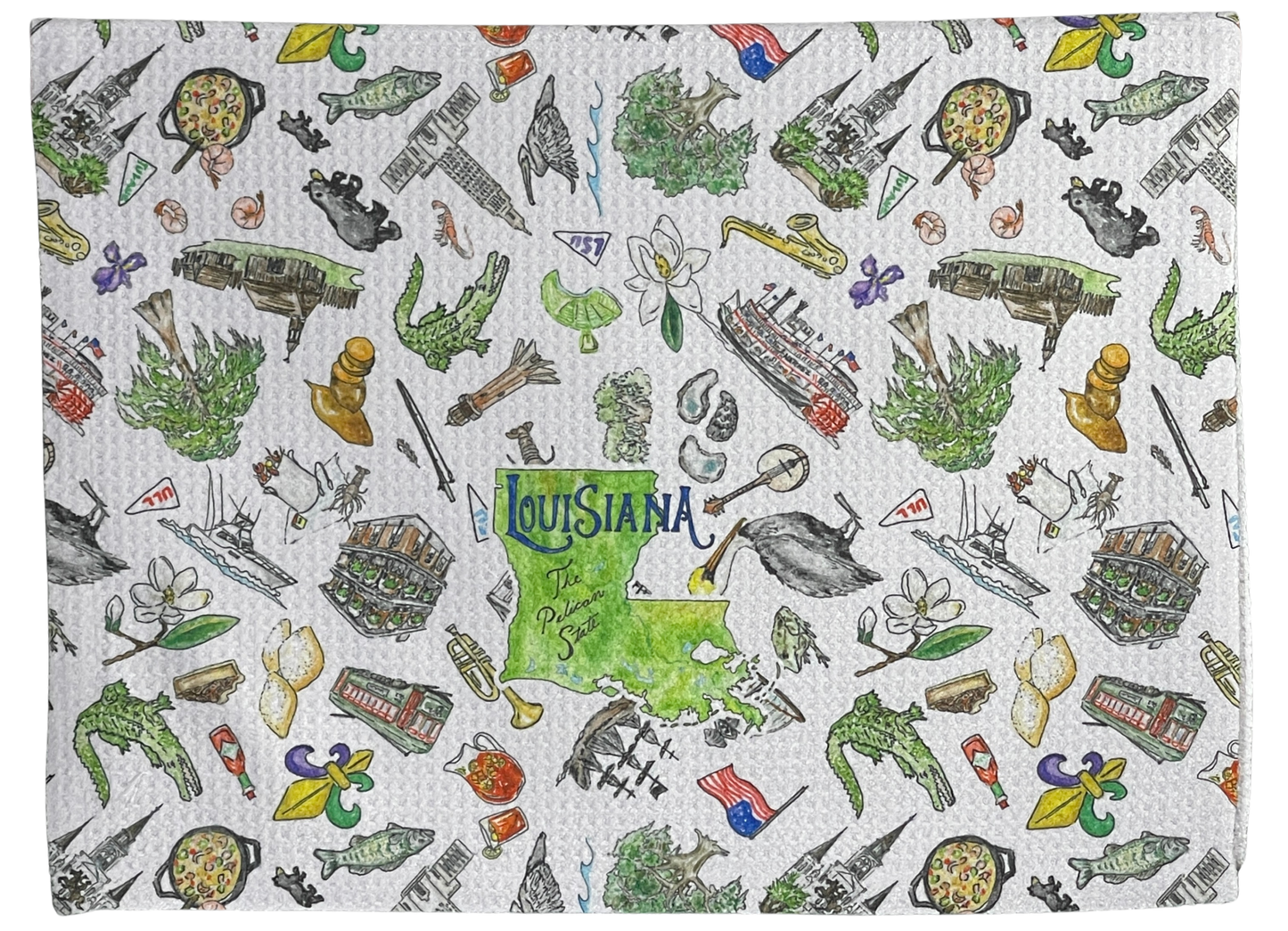Louisiana tea towel