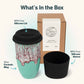 Nebula Ceramic Travel Mug – 16oz with Lid & Sleeve