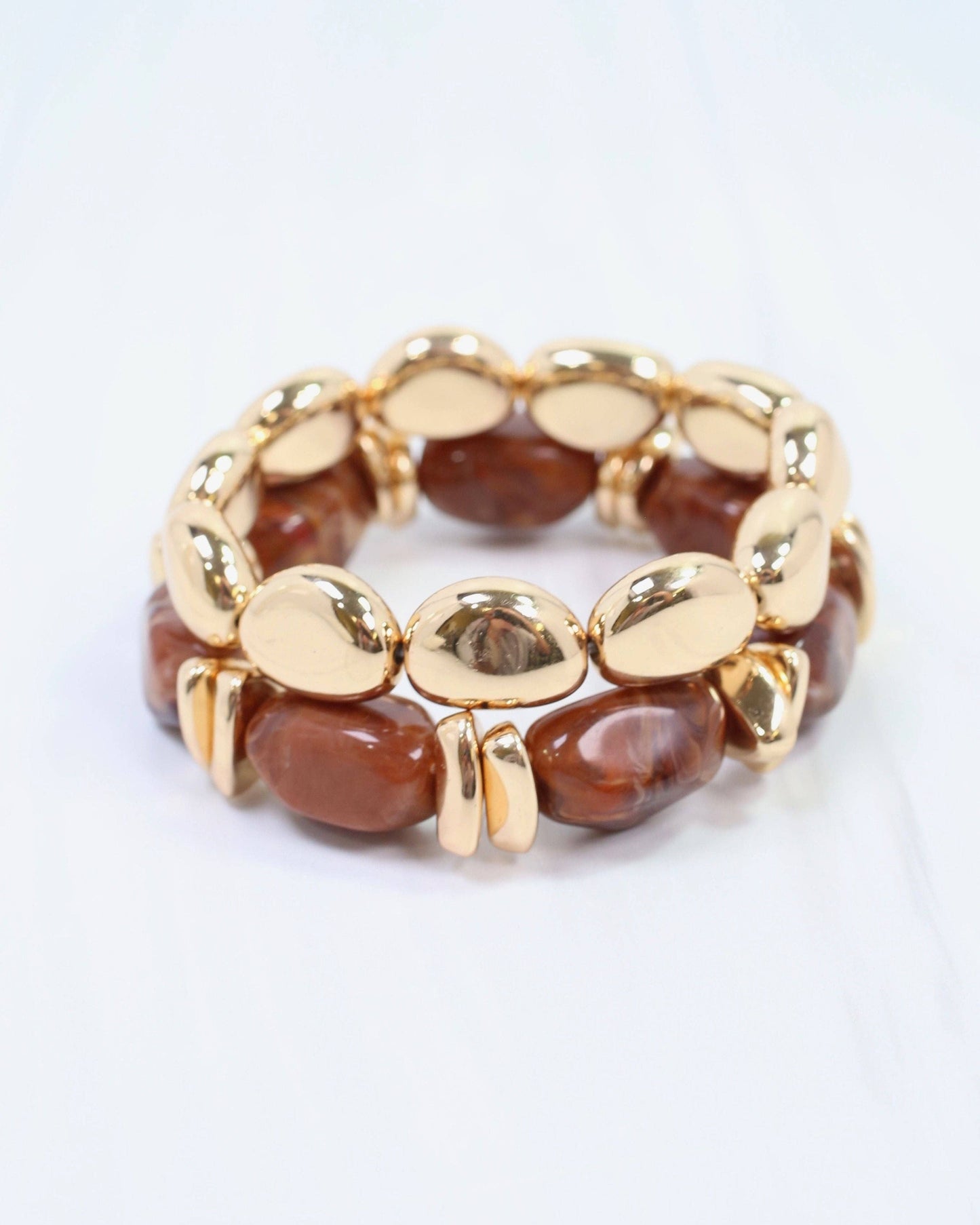 Arcadia Stone Bracelet Brown: Default