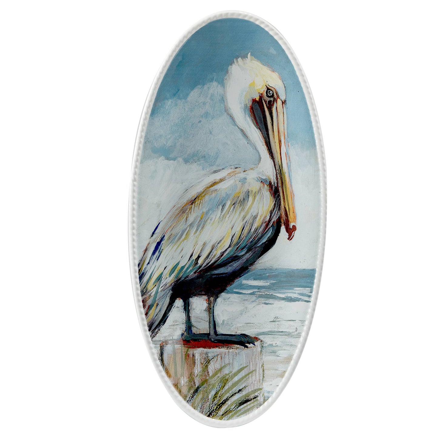 Shorebirds Fish Platter 15in x 7in