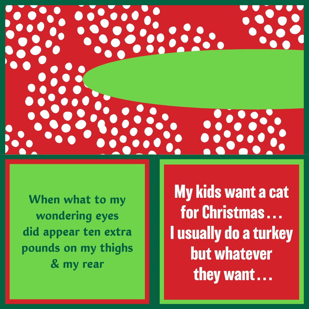 NAPKIN XMAS Cat | Funny Party Gift | Cocktail Napkin