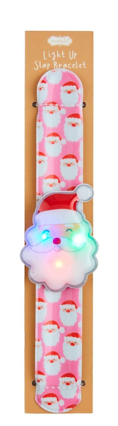 Christmas Light-Up Slap Bracelets ( 4 Styles)