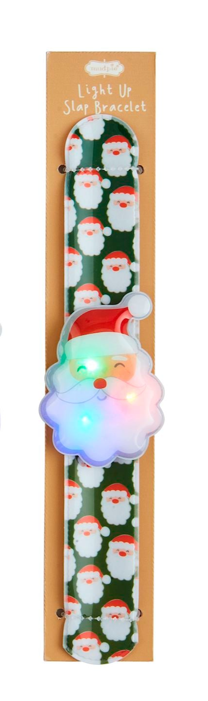 Christmas Light-Up Slap Bracelets ( 4 Styles)